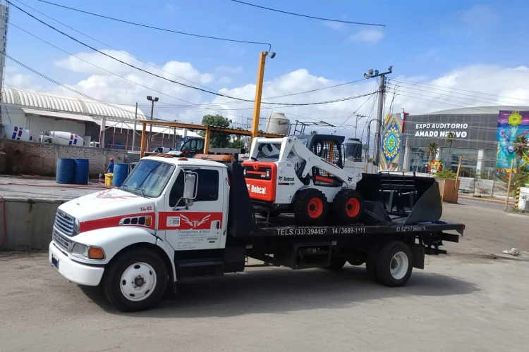Transporte de Minicargador maquinaria en guadalajara